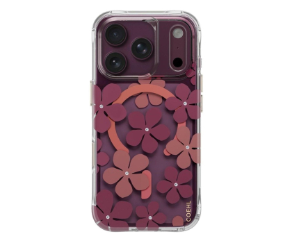 Etui / obudowa na smartfona Uniq Coehl Mila do iPhone 18 Pro Magnetic bordowy